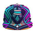 Ethnic Aztec Trippy Print Snapback Cap