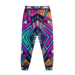 Ethnic Aztec Trippy Print Sweatpants