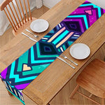 Ethnic Aztec Trippy Print Table Runner