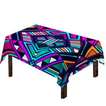 Ethnic Aztec Trippy Print Tablecloth