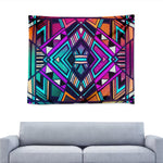 Ethnic Aztec Trippy Print Tapestry