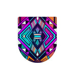Ethnic Aztec Trippy Print Toilet Lid Cover