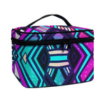 Ethnic Aztec Trippy Print Travel Makeup Bag