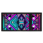 Ethnic Aztec Trippy Print Trifold Wallet
