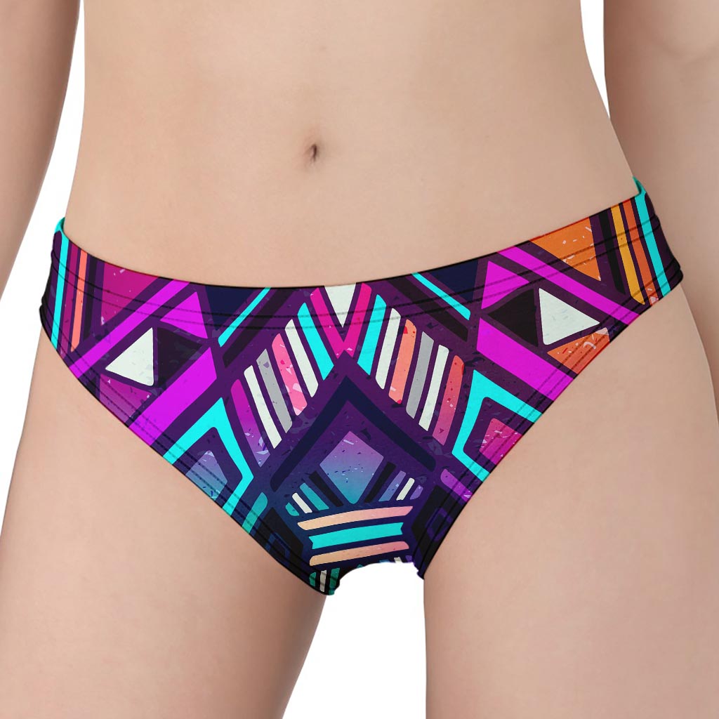 Ethnic Aztec Trippy Print Women's Panties