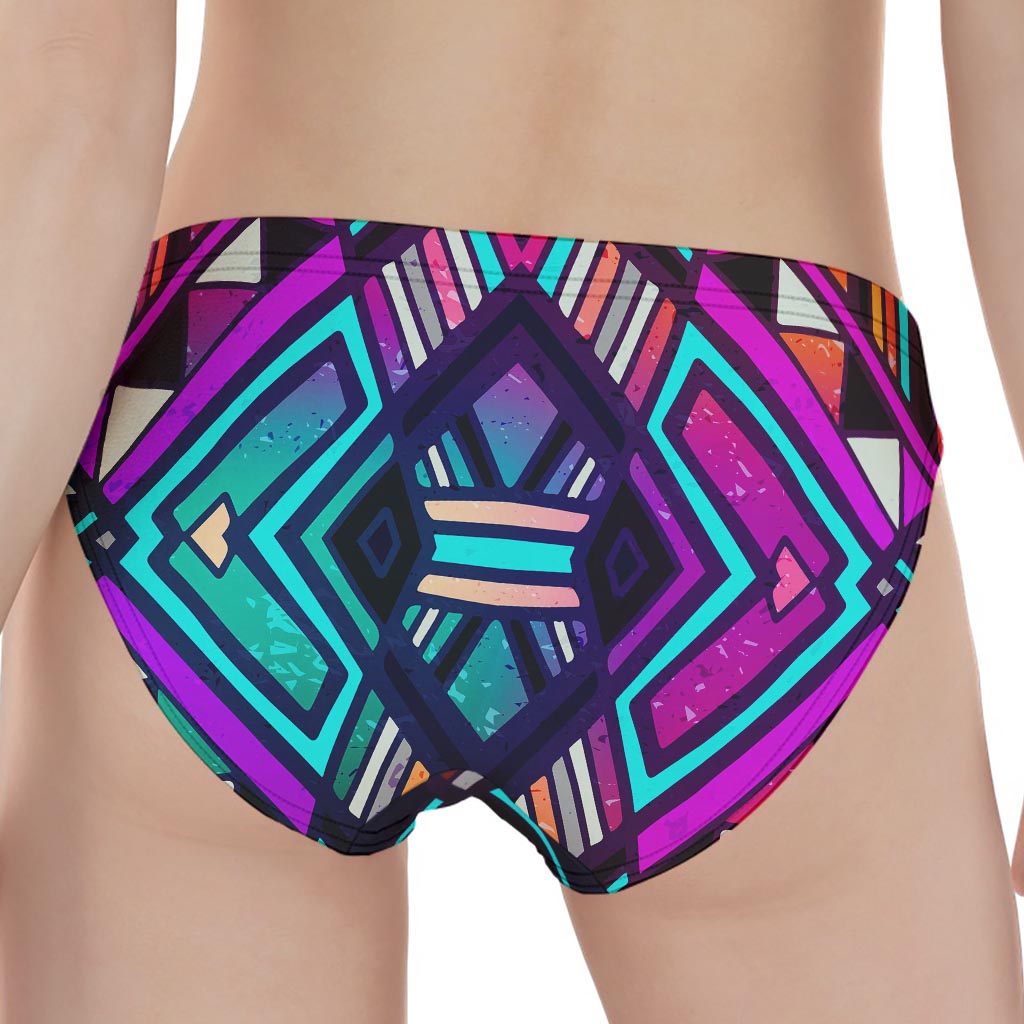 Ethnic Aztec Trippy Print Women's Panties