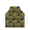 Ethnic Bird Of Paradise Pattern Print Adjustable Apron