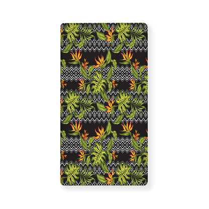 Ethnic Bird Of Paradise Pattern Print Baby Crib Sheet