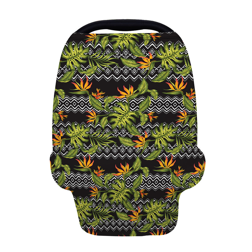 Ethnic Bird Of Paradise Pattern Print Baby Seat Cover
