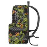 Ethnic Bird Of Paradise Pattern Print Backpack