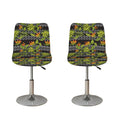 Ethnic Bird Of Paradise Pattern Print Bar Stool Covers