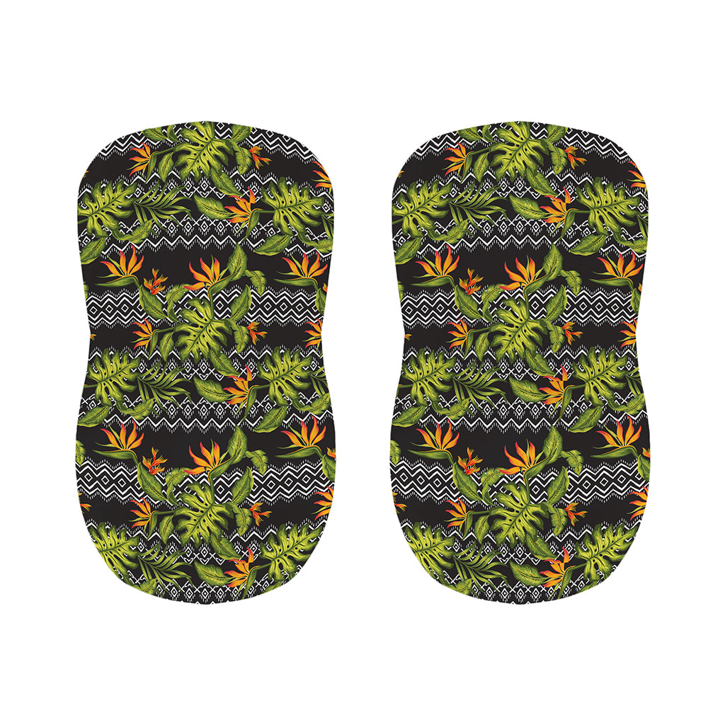 Ethnic Bird Of Paradise Pattern Print Bar Stool Covers