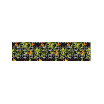 Ethnic Bird Of Paradise Pattern Print Bed Runner