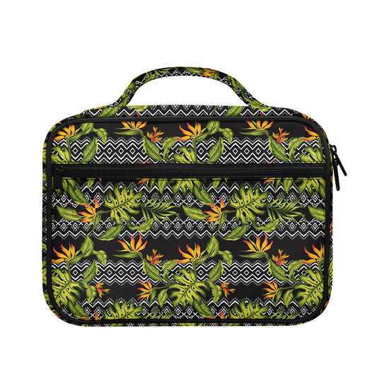 Ethnic Bird Of Paradise Pattern Print Briefcase Bible Bag