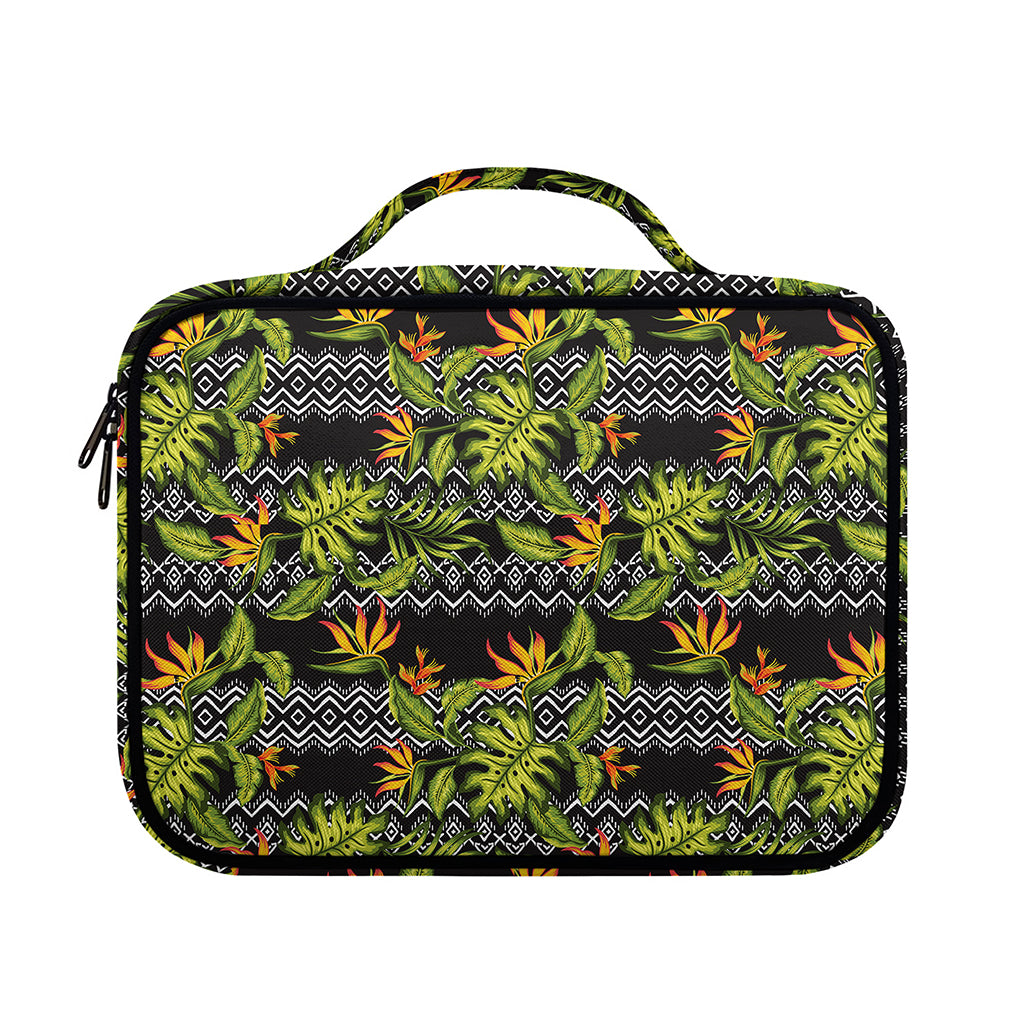 Ethnic Bird Of Paradise Pattern Print Briefcase Bible Bag
