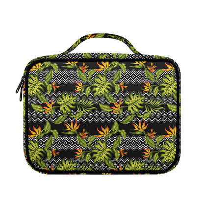 Ethnic Bird Of Paradise Pattern Print Briefcase Bible Bag