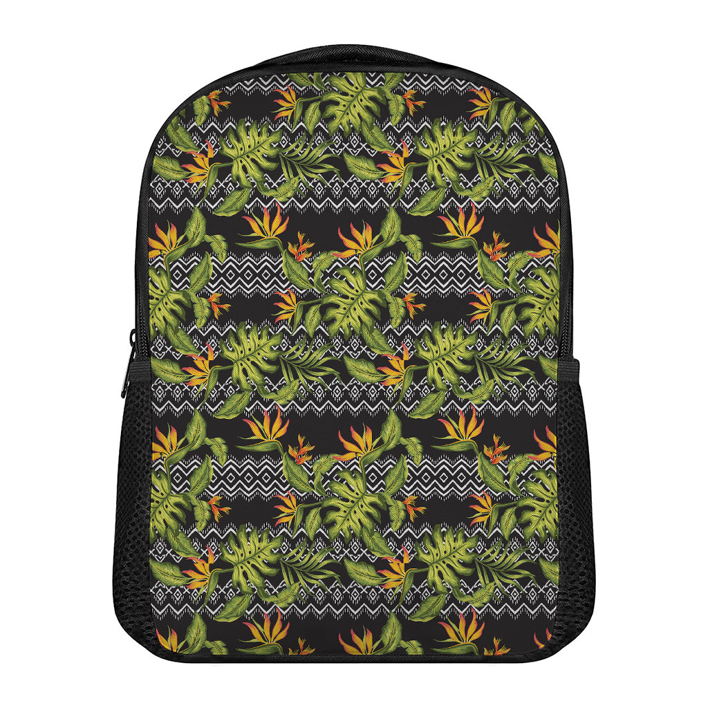 Ethnic Bird Of Paradise Pattern Print Casual Backpack