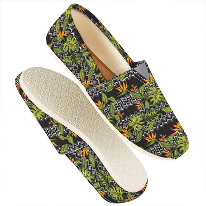 Ethnic Bird Of Paradise Pattern Print Casual Shoes