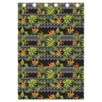 Ethnic Bird Of Paradise Pattern Print Curtain