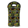 Ethnic Bird Of Paradise Pattern Print Double Neoprene Wine Tote