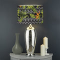 Ethnic Bird Of Paradise Pattern Print Drum Lamp Shade