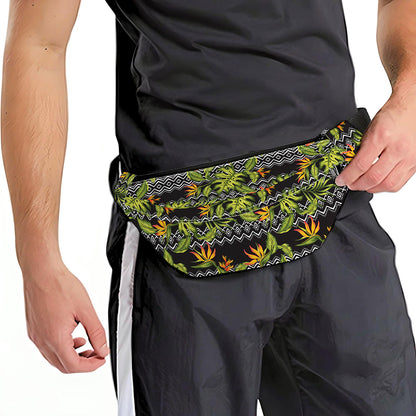 Ethnic Bird Of Paradise Pattern Print Fanny Pack
