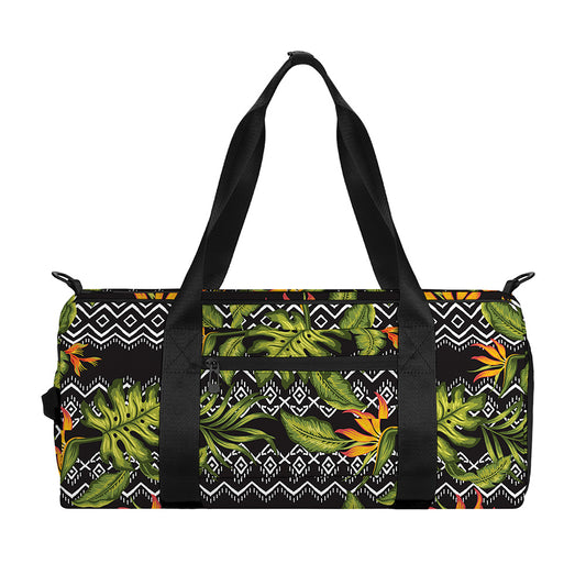 Ethnic Bird Of Paradise Pattern Print Gym Bag