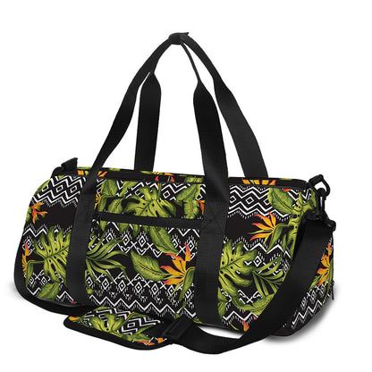 Ethnic Bird Of Paradise Pattern Print Gym Bag