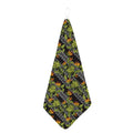 Ethnic Bird Of Paradise Pattern Print Hand Towel