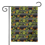 Ethnic Bird Of Paradise Pattern Print House Flag