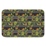 Ethnic Bird Of Paradise Pattern Print Indoor Door Mat