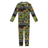 Ethnic Bird Of Paradise Pattern Print Jumpsuit