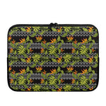 Ethnic Bird Of Paradise Pattern Print Laptop Sleeve