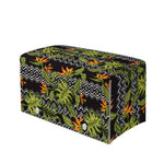 Ethnic Bird Of Paradise Pattern Print Leather Tissue Box Cover