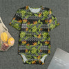 Ethnic Bird Of Paradise Pattern Print Men's Bodysuit