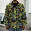 Ethnic Bird Of Paradise Pattern Print Men's Shirt Jacket