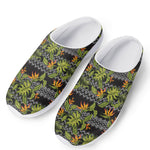 Ethnic Bird Of Paradise Pattern Print Mesh Casual Shoes