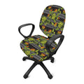 Ethnic Bird Of Paradise Pattern Print Office Chair Cover