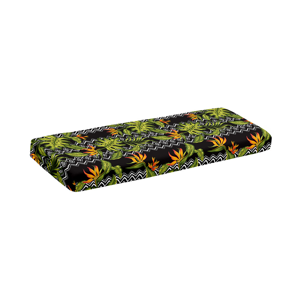 Ethnic Bird Of Paradise Pattern Print Piano Keyboard Cover