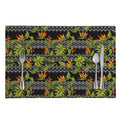 Ethnic Bird Of Paradise Pattern Print Placemat