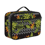 Ethnic Bird Of Paradise Pattern Print Portable Lunch Bag
