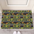Ethnic Bird Of Paradise Pattern Print Rubber Doormat