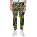 Ethnic Bird Of Paradise Pattern Print Joggers