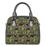 Ethnic Bird Of Paradise Pattern Print Shoulder Handbag