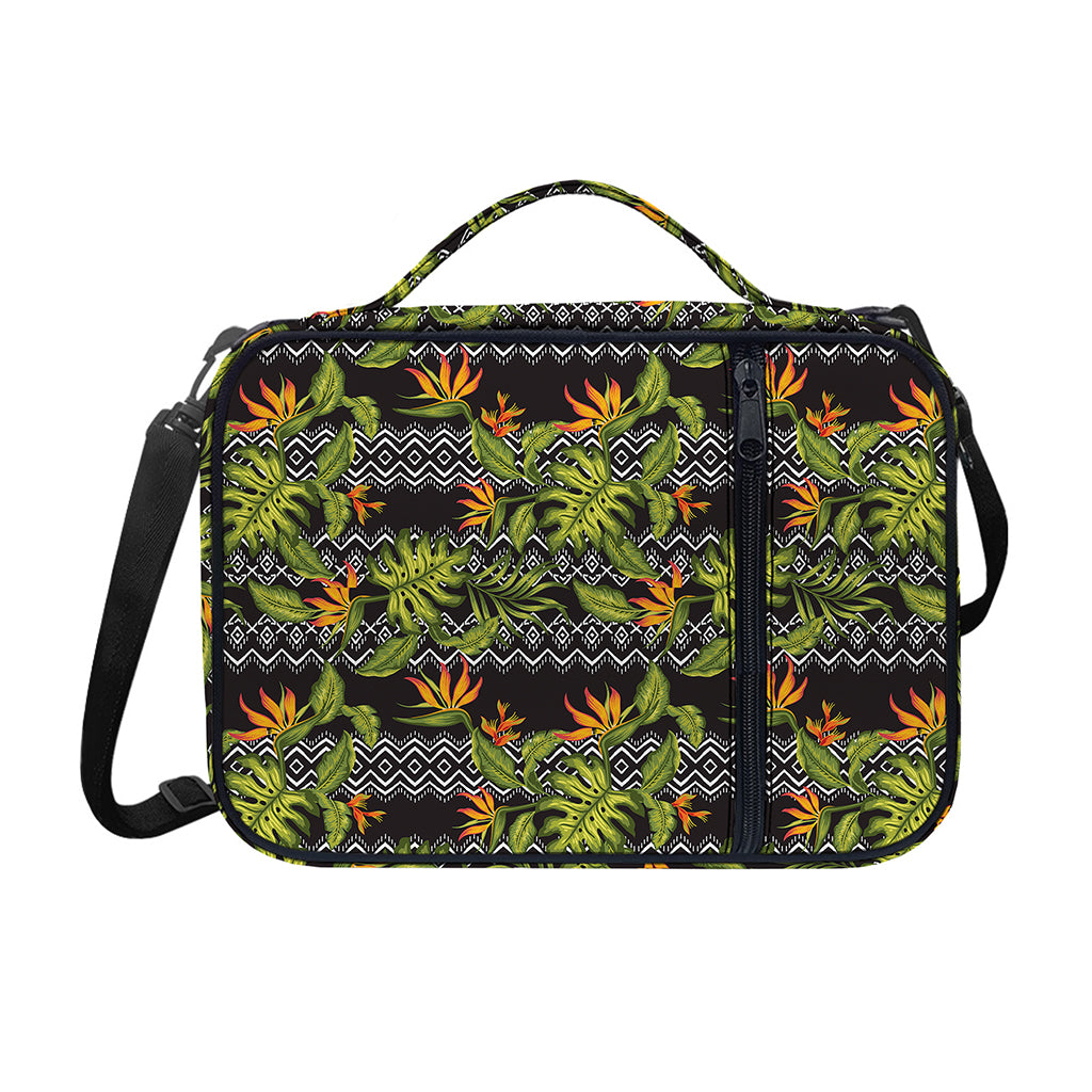 Ethnic Bird Of Paradise Pattern Print Shoulder Strap Bible Bag