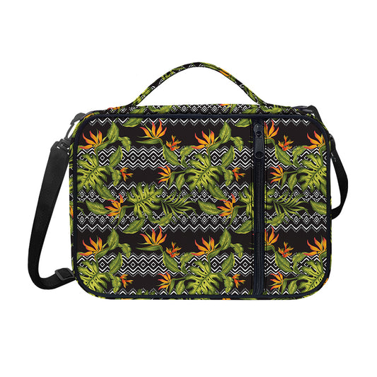 Ethnic Bird Of Paradise Pattern Print Shoulder Strap Bible Bag