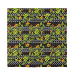 Ethnic Bird Of Paradise Pattern Print Silk Bandana