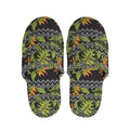 Ethnic Bird Of Paradise Pattern Print Slippers