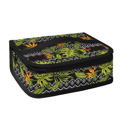 Ethnic Bird Of Paradise Pattern Print Small Lunch Bag