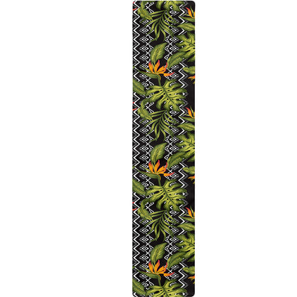 Ethnic Bird Of Paradise Pattern Print Table Runner